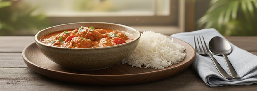 Tomaten-Curry mit Hähnchen